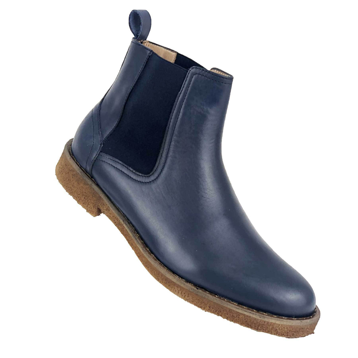 BO2149-015 - Bottine cuir bleu - deluxe-maroc