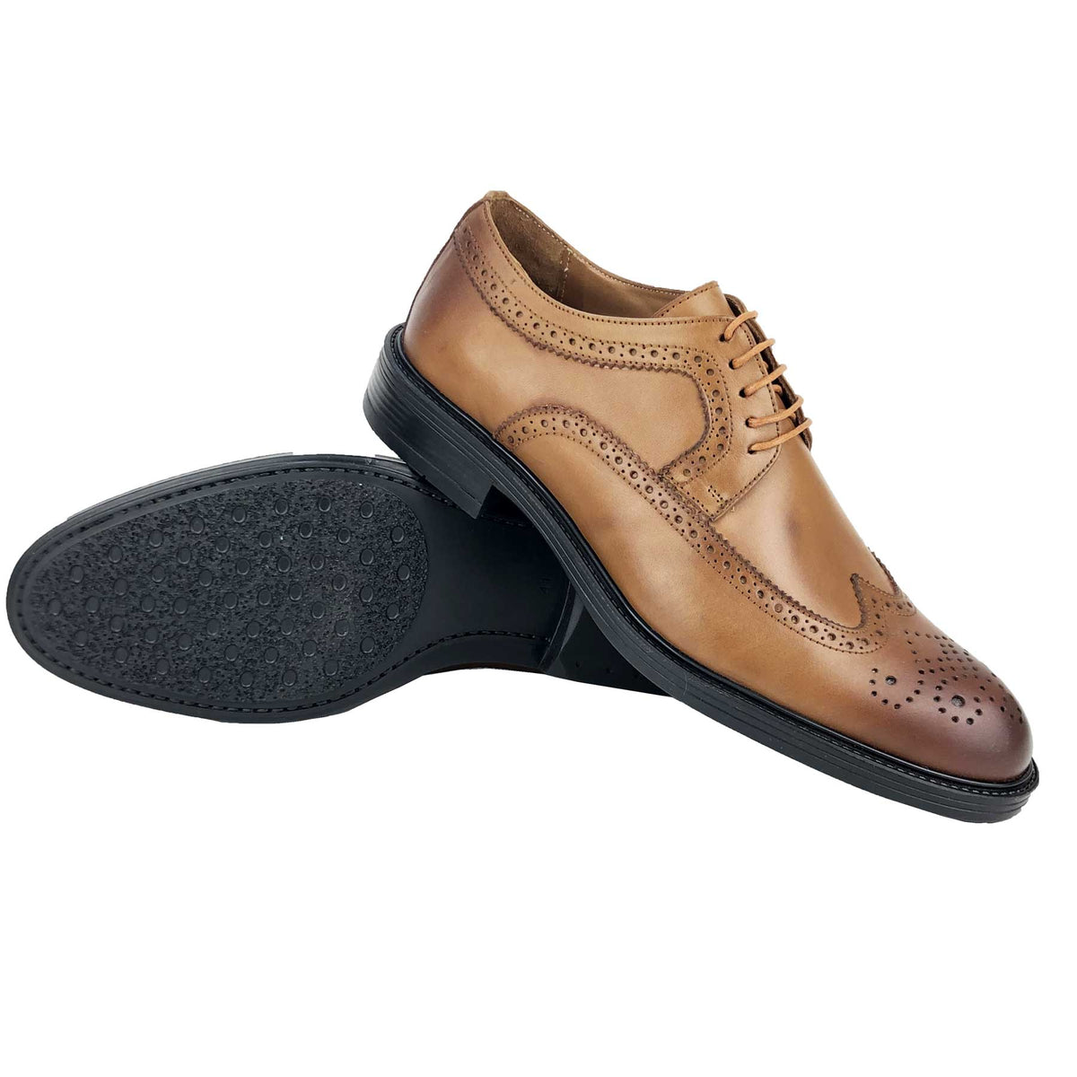 CH312-015 - Chaussure cuir sable - deluxe-maroc