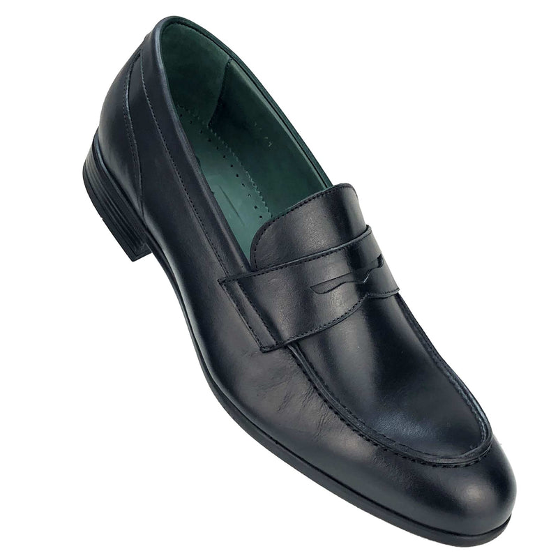 CH0140-019  - Chaussure Cuir Noir - deluxe-maroc