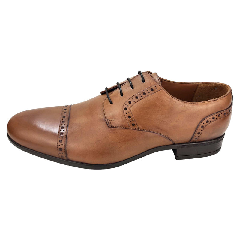 CH05-019  - Chaussure Cuir Taba - deluxe-maroc