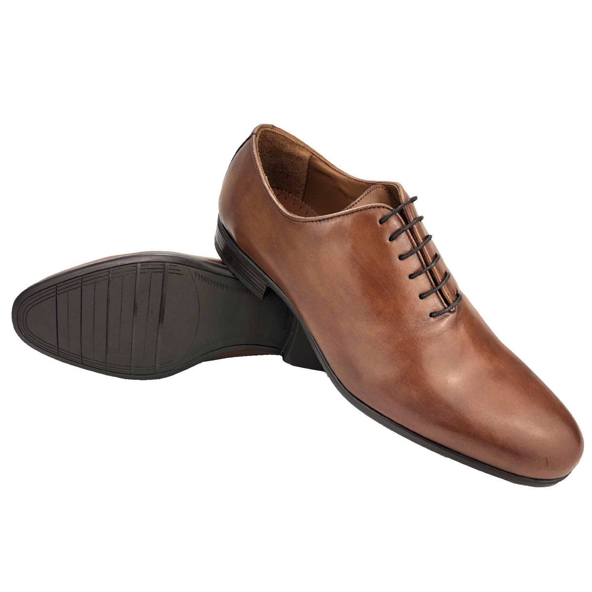 CH4000-019  - Chaussure Cuir Taba - deluxe-maroc