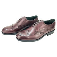 CH011-019  - Chaussure Cuir bordeaux - deluxe-maroc