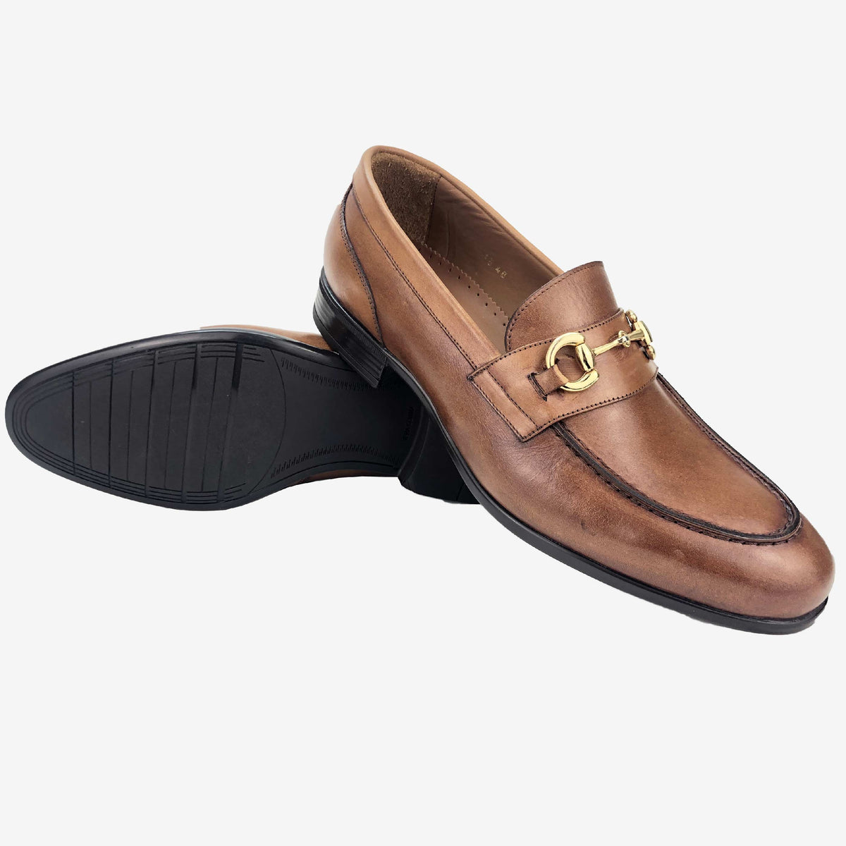 CH015-019  - Chaussure Cuir taba - deluxe-maroc