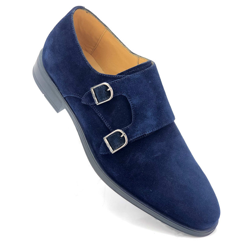 CH008-022 Chaussure Daim Bleu - deluxe-maroc