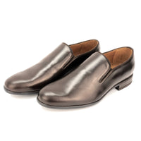 CH3999-019 Chaussure Cuir marron - deluxe-maroc