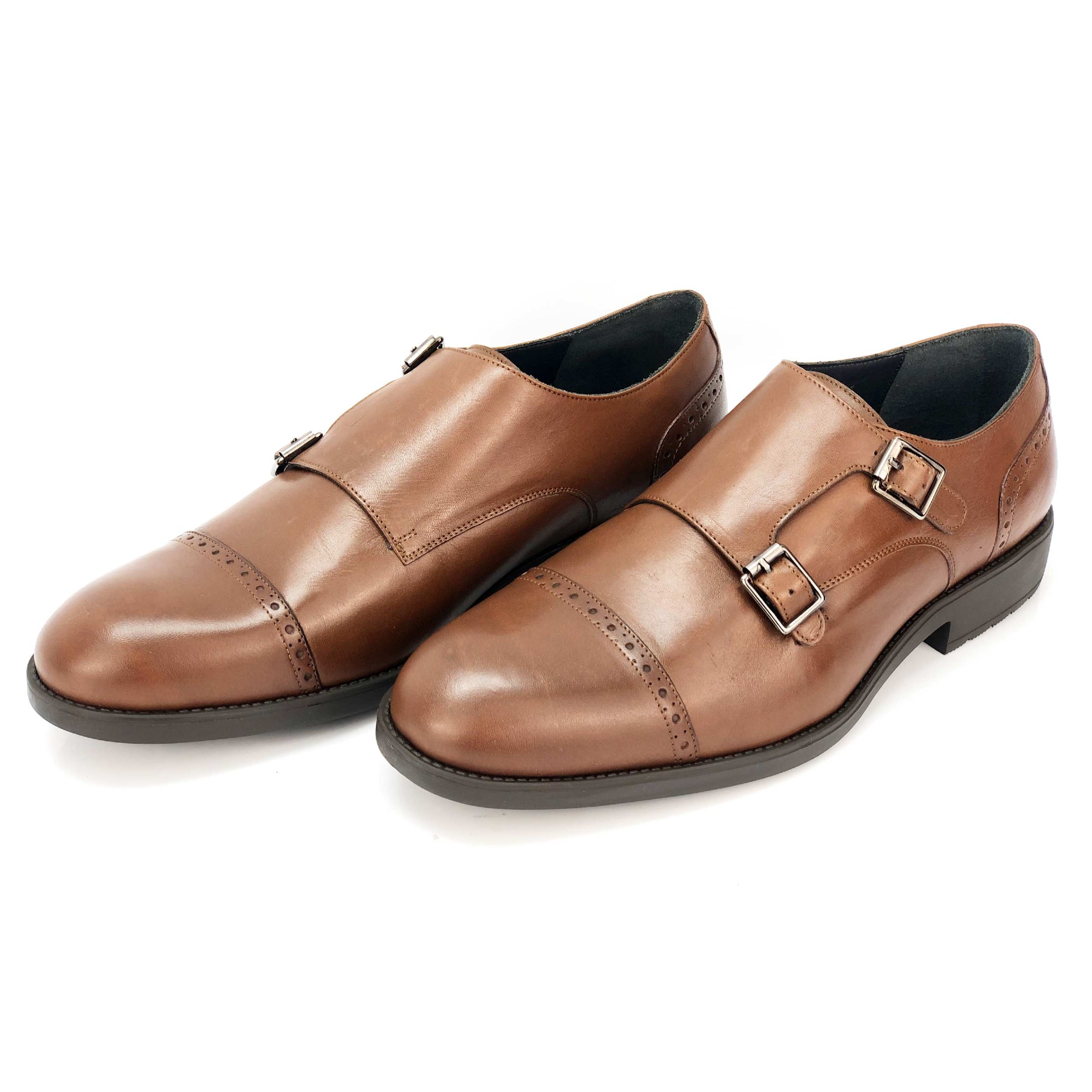 CH411-019  - Chaussure Cuir TABAC - deluxe-maroc