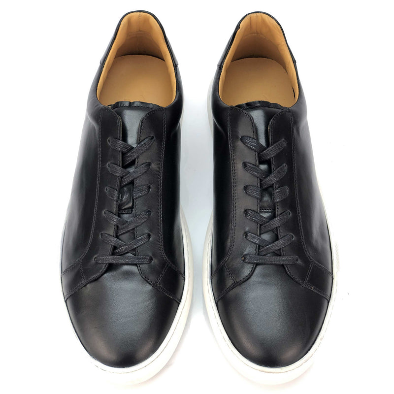 BSK030-022 - Chaussure cuir Noir - deluxe-maroc